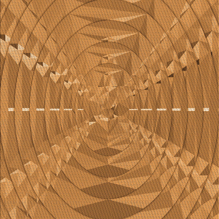 Patterned Dark Orange Rug, pat1420org