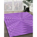 Machine Washable Transitional Purple Rug in a Family Room, wshpat1420pur