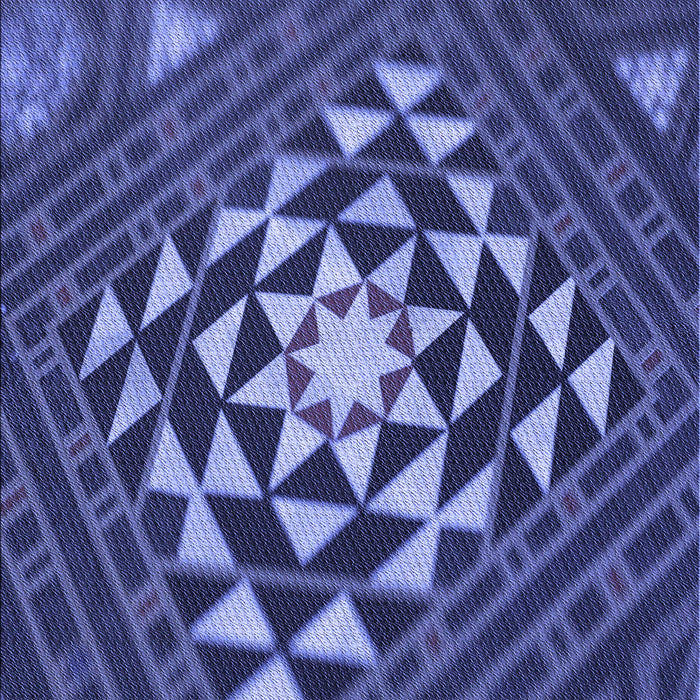 Patterned Light Slate Blue Rug, pat1421blu