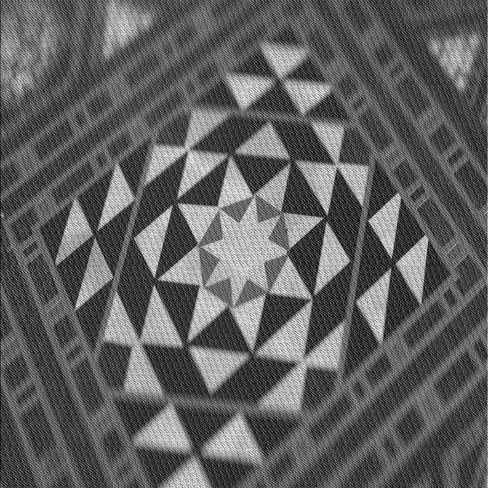 Patterned Dark Gray Black Rug, pat1421gry