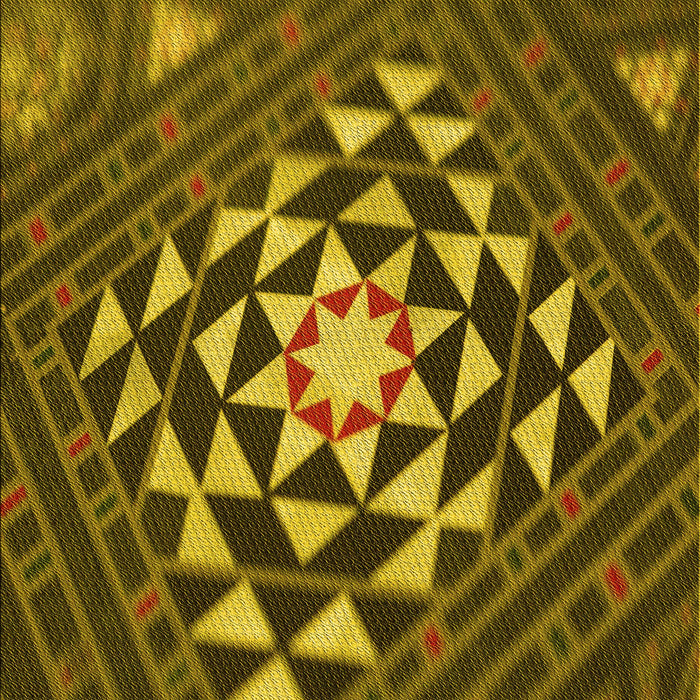 Patterned Bakers Brown Rug, pat1421yw