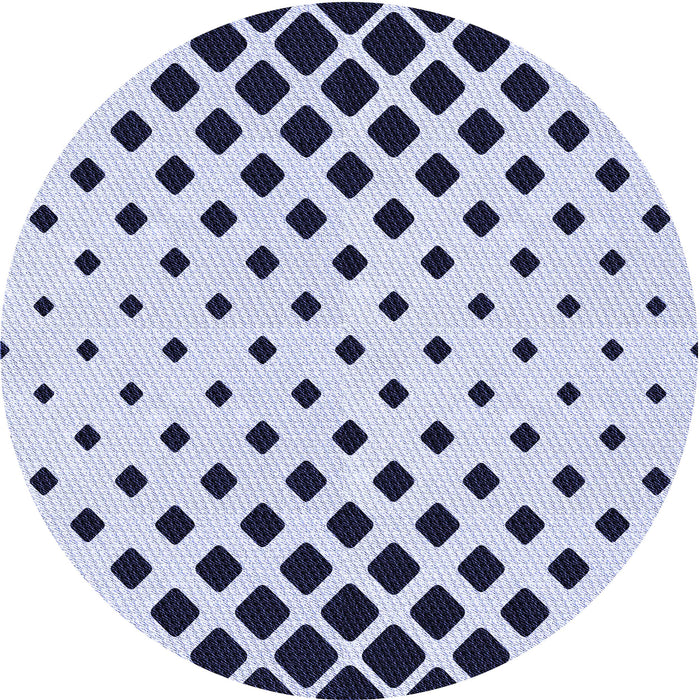 Square Patterned Lavender Blue Rug, pat1422blu