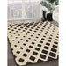 Patterned Vanilla Gold Rug in Family Room, pat1422brn