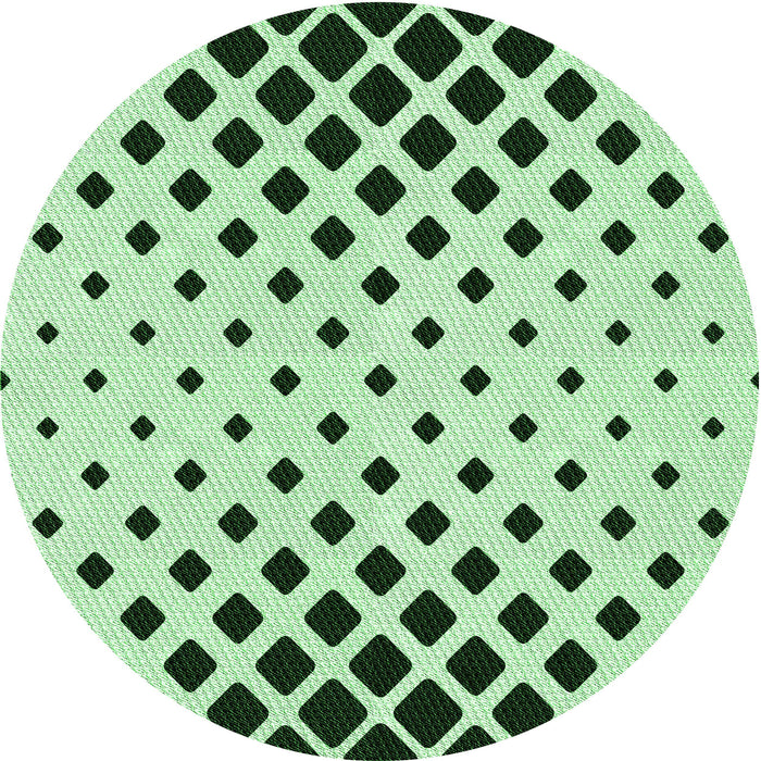 Square Machine Washable Transitional Mint Green Rug in a Living Room, wshpat1422grn