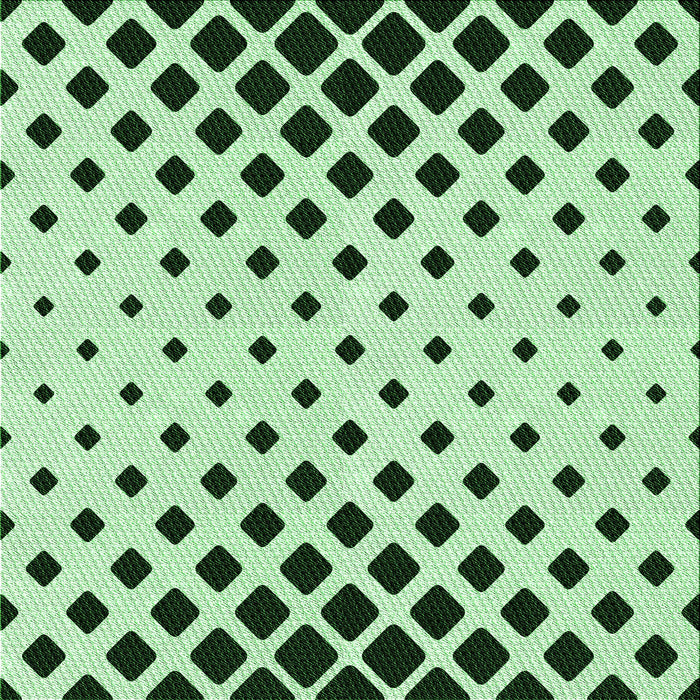 Round Machine Washable Transitional Mint Green Rug, wshpat1422grn