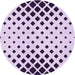 Square Machine Washable Transitional Bright Grape Purple Rug in a Living Room, wshpat1422pur