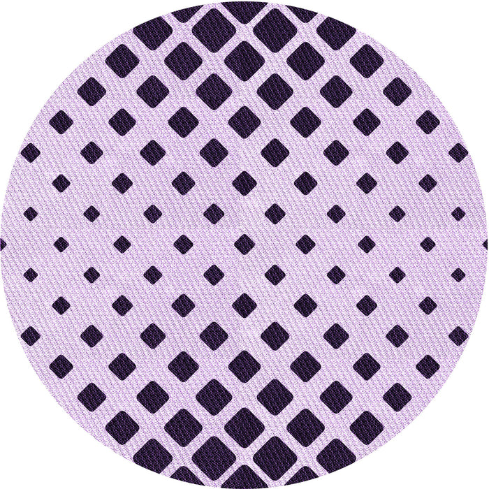 Square Patterned Bright Grape Purple Rug, pat1422pur