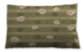 Patterned Rectangular Metallic Gold Lumbar Throw Pillow, 13 inch by 19 inch, lbpat1423brn