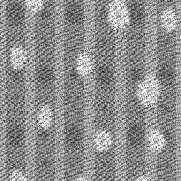 Machine Washable Transitional Dark Gray Rug, wshpat1423gry