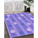 Machine Washable Transitional Purple Mimosa Purple Rug in a Family Room, wshpat1423pur