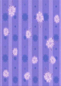 Machine Washable Transitional Purple Mimosa Purple Rug, wshpat1423pur