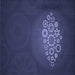 Round Patterned Night Blue Rug, pat1424blu