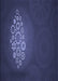 Machine Washable Transitional Night Blue Rug, wshpat1424blu