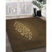 Machine Washable Transitional Oak Brown Rug in a Family Room, wshpat1424brn