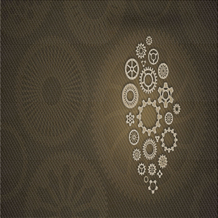 Square Patterned Mid Gray Novelty Rug, pat1424