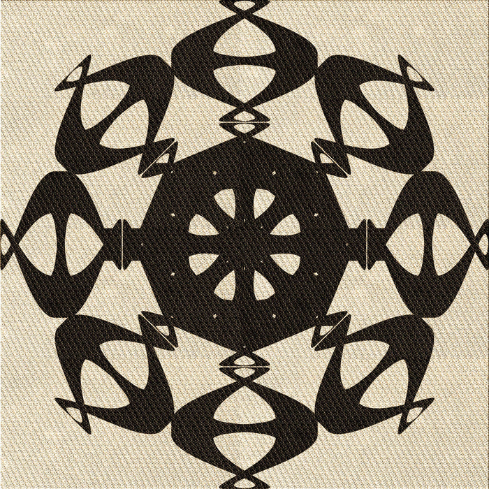 Round Machine Washable Transitional Chocolate Brown Rug, wshpat1425brn