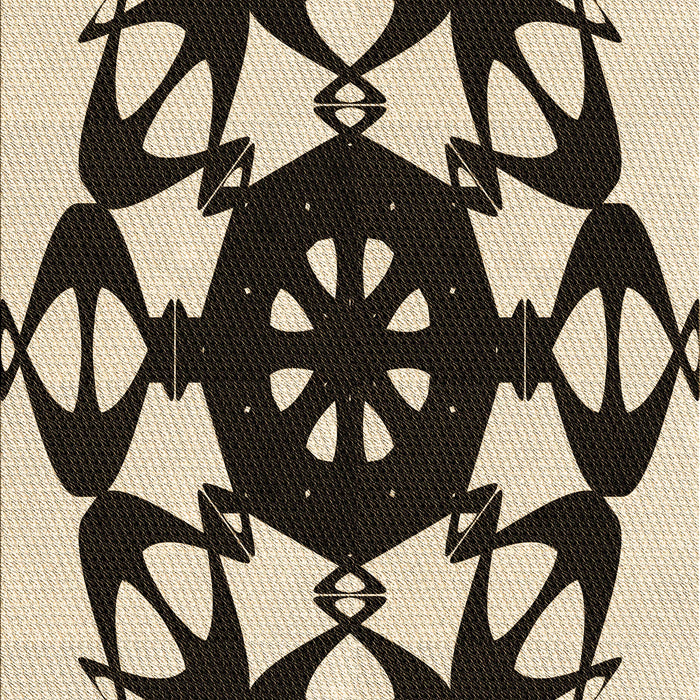 Patterned Milk Chocolate Brown Rug, pat1425brn