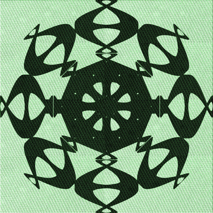 Round Machine Washable Transitional Dark Forest Green Rug, wshpat1425grn