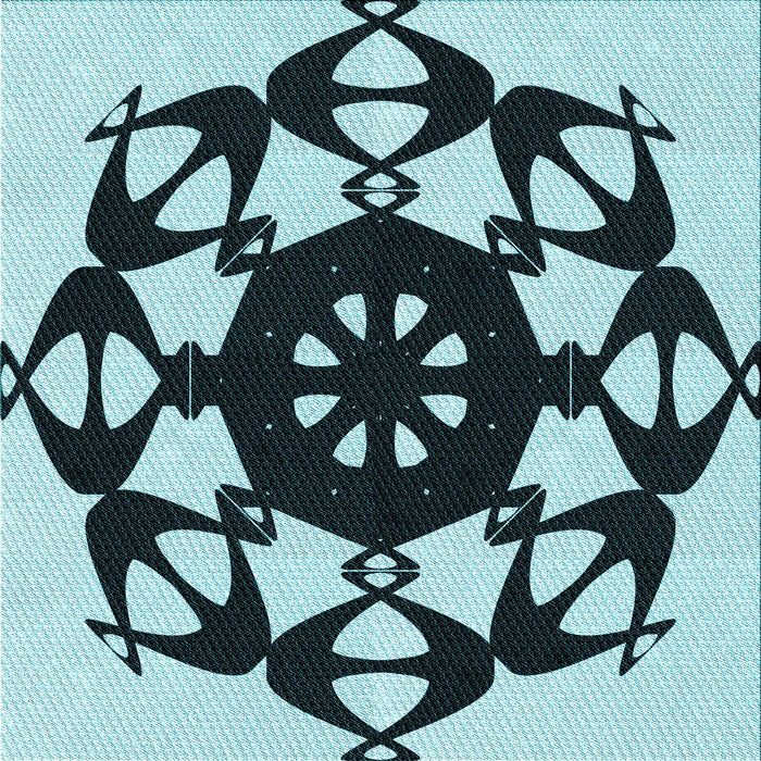 Round Machine Washable Transitional Medium Teal Green Rug, wshpat1425lblu