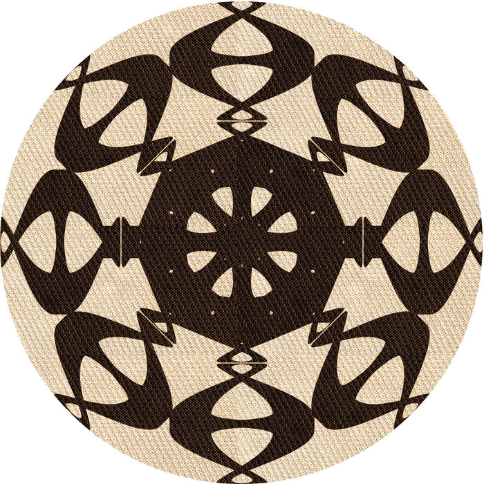 Square Machine Washable Transitional Deep Peach Orange Rug in a Living Room, wshpat1425org