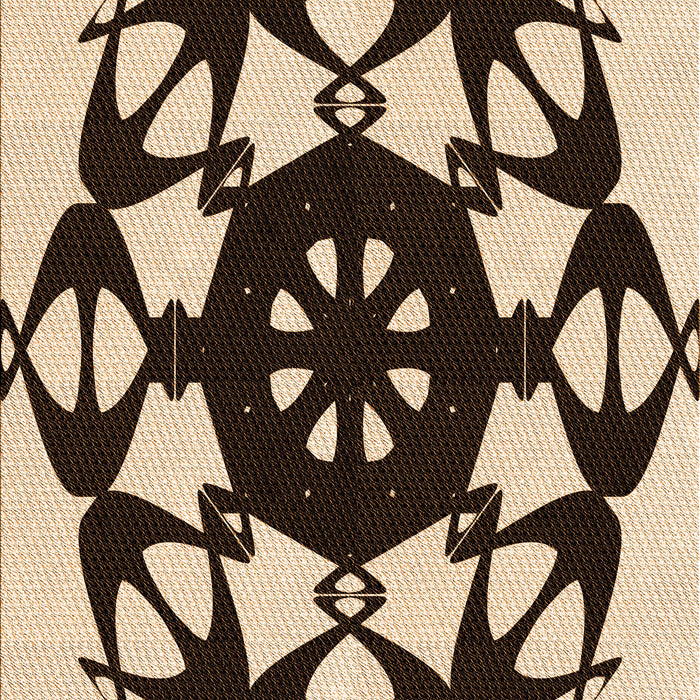 Machine Washable Transitional Deep Peach Orange Rug, wshpat1425org