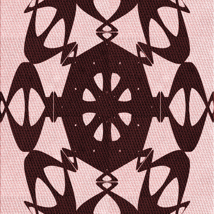 Machine Washable Transitional Pink Rug, wshpat1425rd