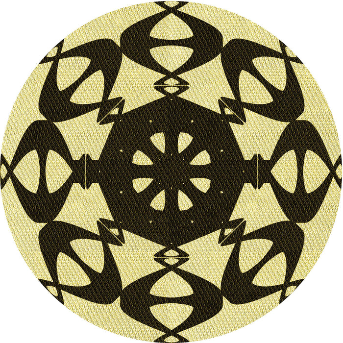 Square Machine Washable Transitional Bakers Brown Rug in a Living Room, wshpat1425yw