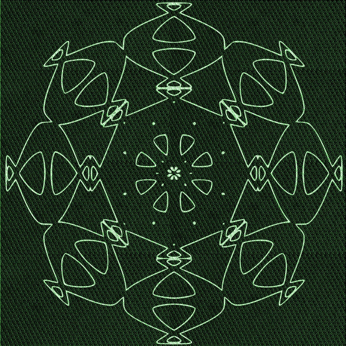 Round Machine Washable Transitional Black Rug, wshpat1426grn