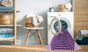 Machine Washable Transitional Violet Purple Rug in a Washing Machine, wshpat1427pur