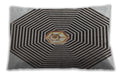 Patterned Rectangular Burgundy Brown Lumbar Throw Pillow, 13 inch by 19 inch, lbpat1427