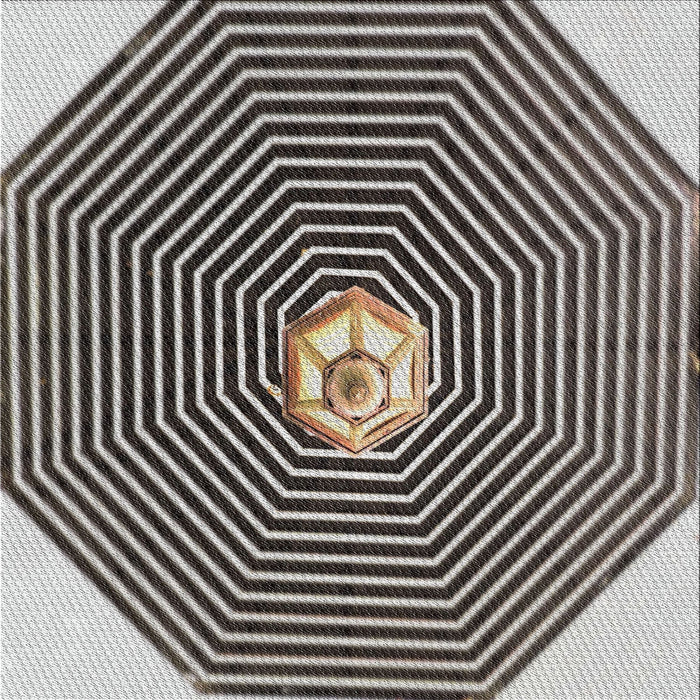 Sideview of Machine Washable Transitional Burgundy Brown Rug, wshpat1427