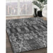 Machine Washable Transitional Gunmetal Gray Rug in a Family Room, wshpat1428gry