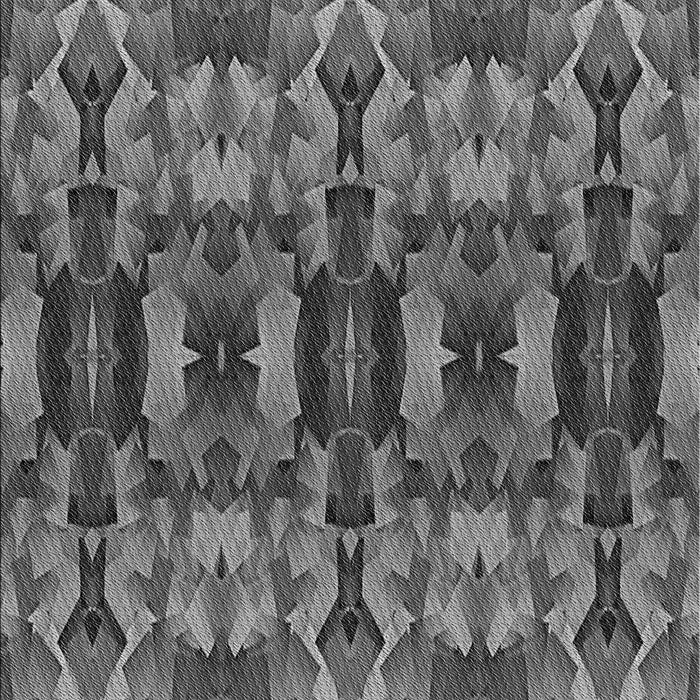Patterned Gunmetal Gray Rug, pat1428gry