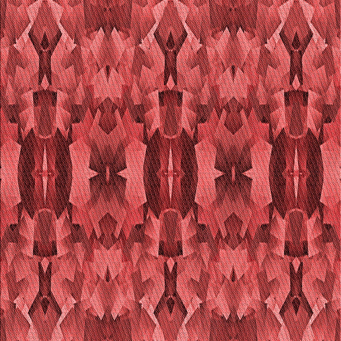 Patterned Red Rug, pat1428rd