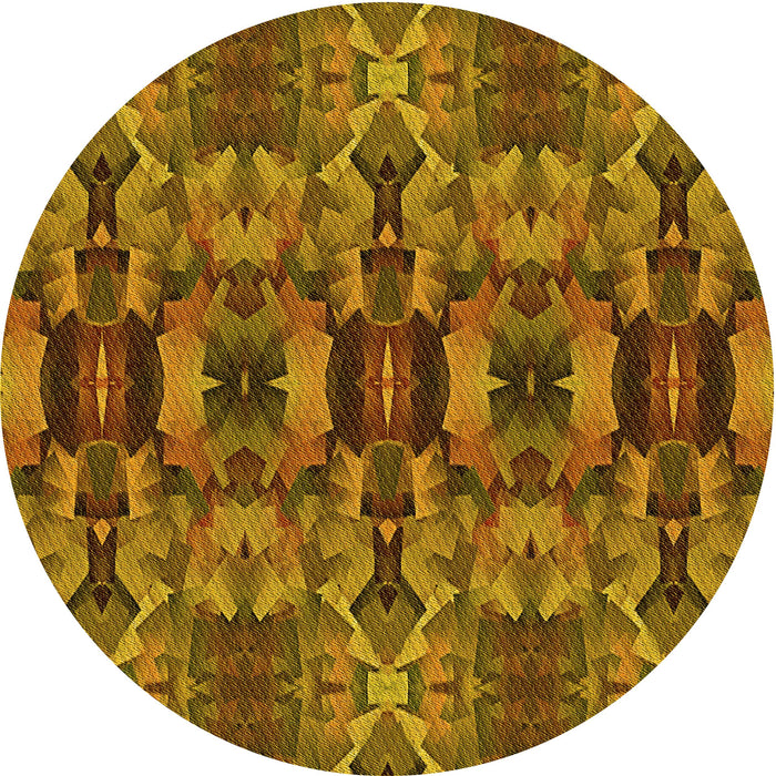 Square Machine Washable Transitional Saddle Brown Rug in a Living Room, wshpat1428yw