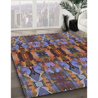 Patterned Bakers Brown Novelty Rug, pat1428