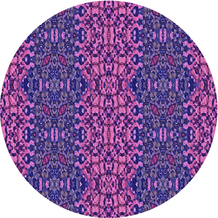 Square Machine Washable Transitional Bright Purple Rug in a Living Room, wshpat1429pur