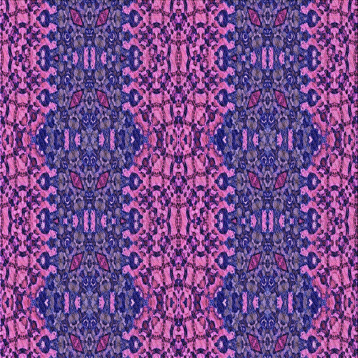 Round Machine Washable Transitional Bright Purple Rug, wshpat1429pur