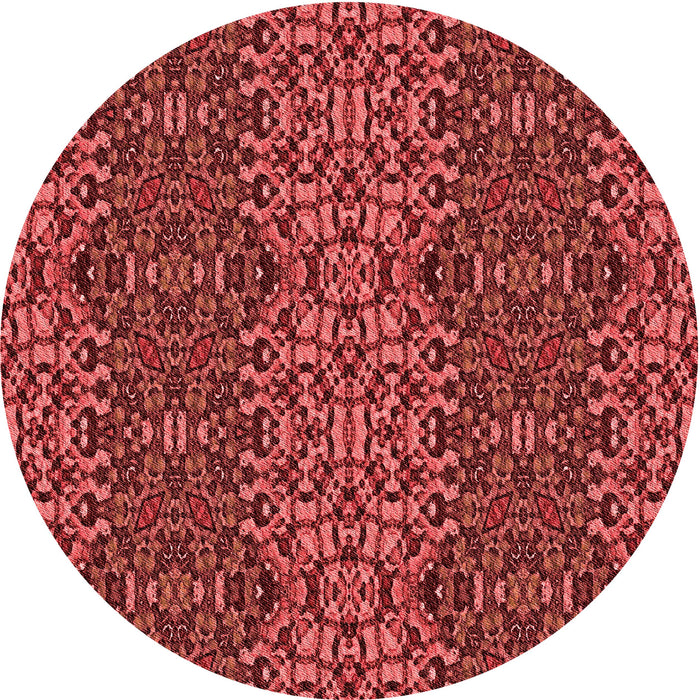 Square Machine Washable Transitional Cranberry Red Rug in a Living Room, wshpat1429rd