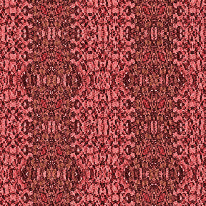 Round Patterned Cranberry Red Rug, pat1429rd