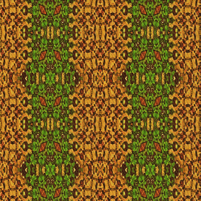 Round Patterned Red Brown Rug, pat1429yw