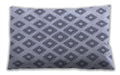 Patterned Rectangular Lavender Blue Lumbar Throw Pillow, 13 inch by 19 inch, lbpat143blu