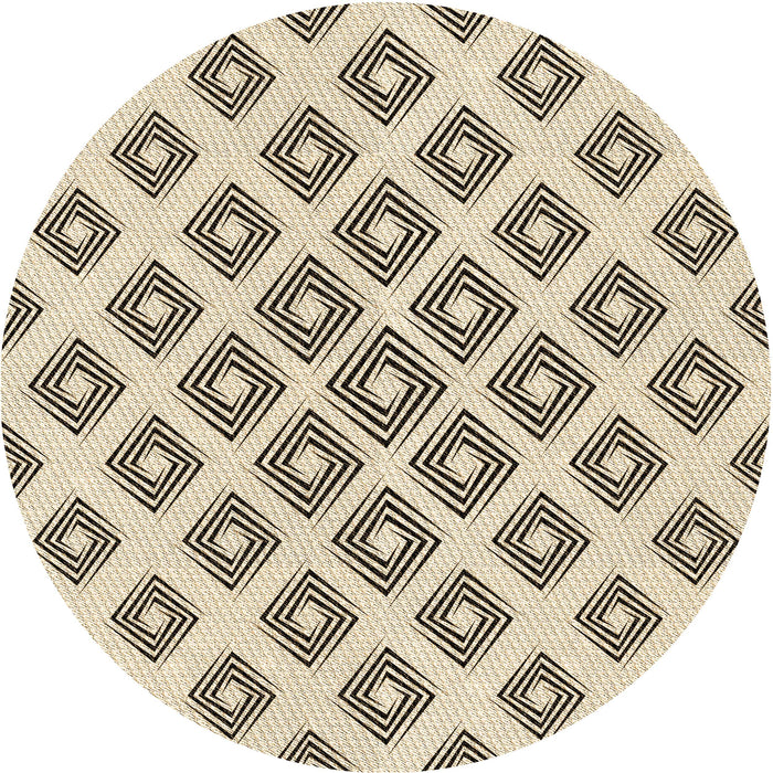 Square Machine Washable Transitional Brown Rug in a Living Room, wshpat143brn