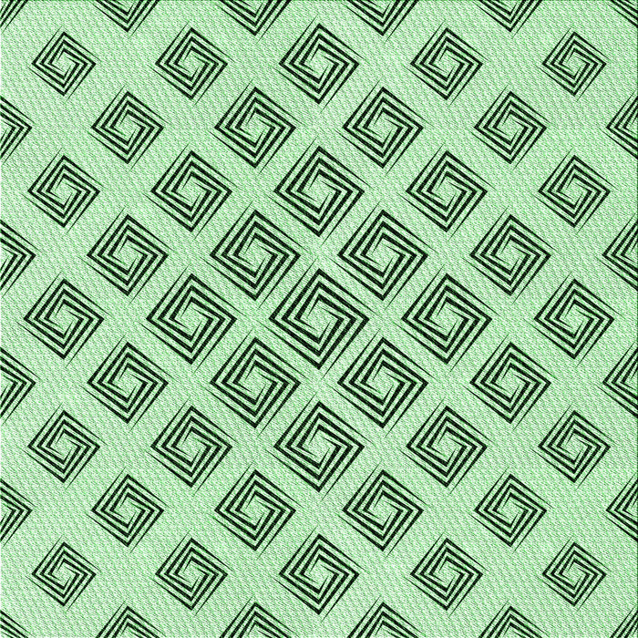 Round Machine Washable Transitional Mint Green Rug, wshpat143grn