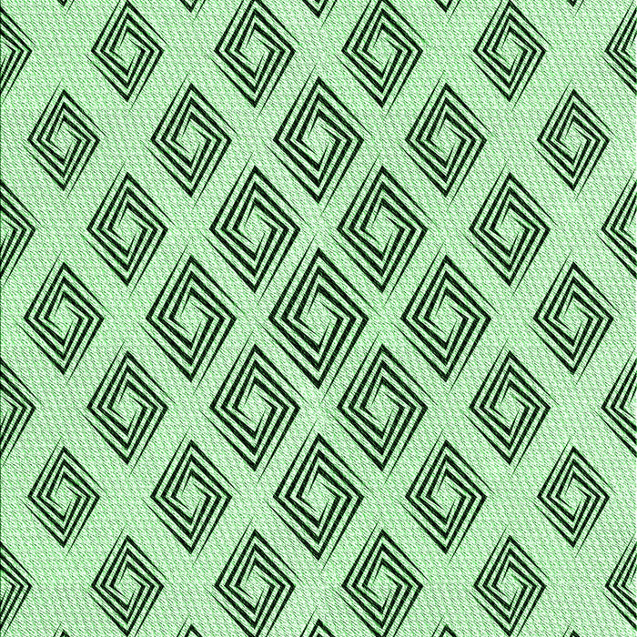 Machine Washable Transitional Mint Green Rug, wshpat143grn