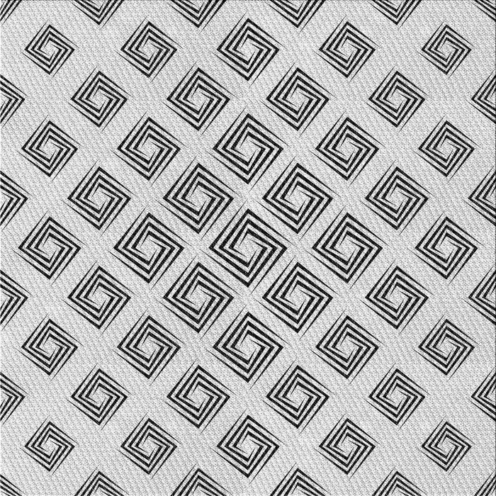 Round Patterned Platinum Gray Rug, pat143gry