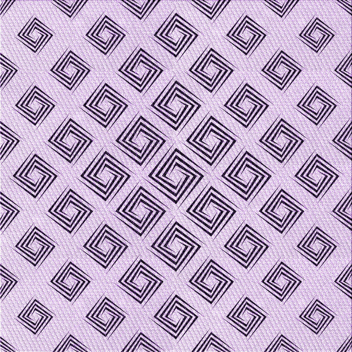 Round Patterned Purple Flower Purple Rug, pat143pur