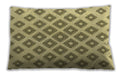 Patterned Rectangular Sun Yellow Lumbar Throw Pillow, 13 inch by 19 inch, lbpat143yw
