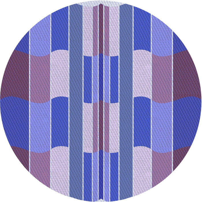 Square Patterned Amethyst Purple Rug, pat1430blu