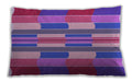Patterned Rectangular Medium Violet Red Pink Lumbar Throw Pillow, 13 inch by 19 inch, lbpat1430pur